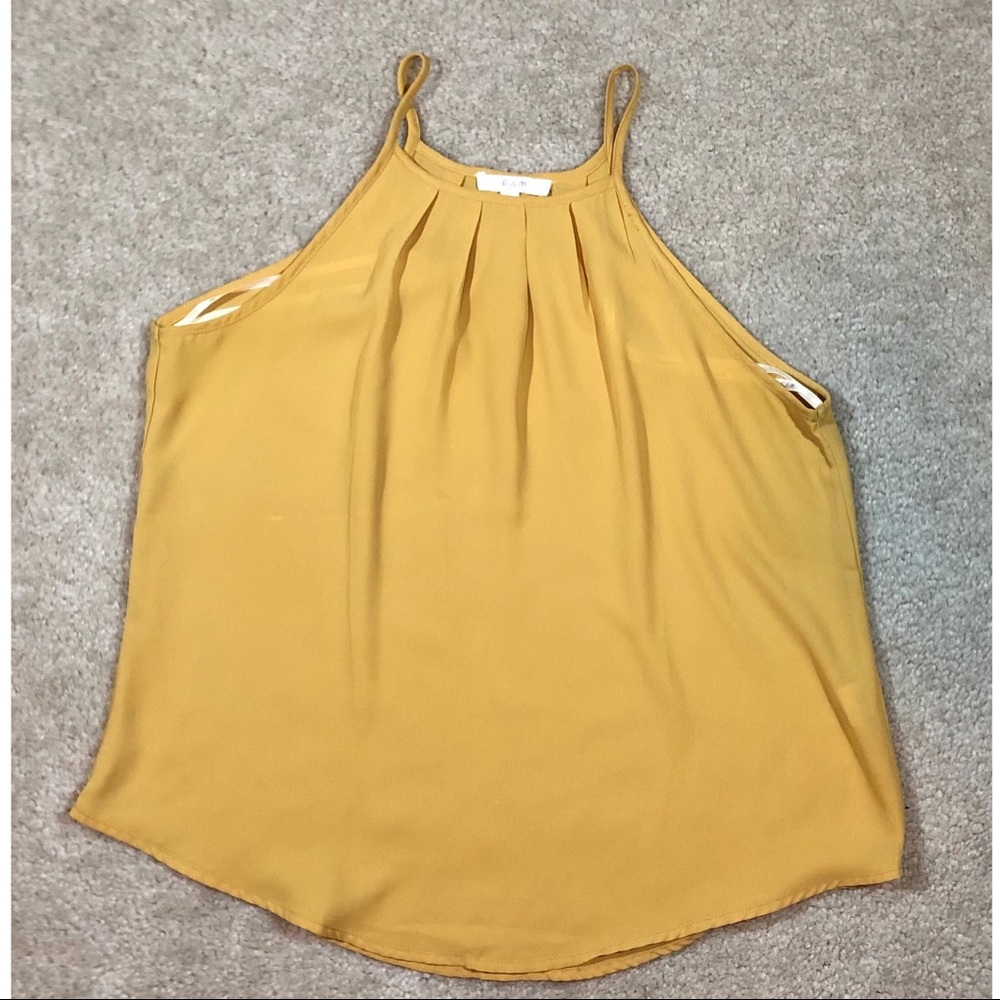 Mustard Yellow Tank Top